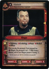 Koloth, Ingratiating Captain - Archive Foil