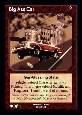 Big Ass Car, Gas-Guzzling State