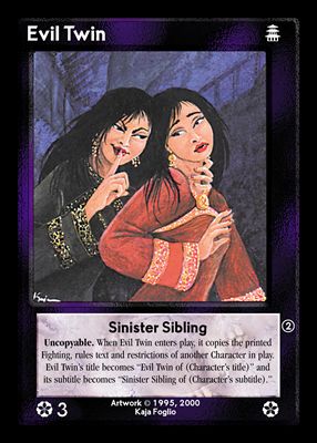 Evil Twin v2, Sinister Sibling