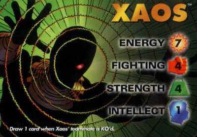 Xaos 4-Grid Character Card