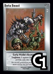 Beta Beast, Early Model Abomination