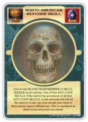 North American Key-Code Skull