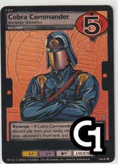 Cobra Commander, Sinister Dictator - Holo Starter