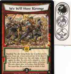 We Will Have Revenge Foil