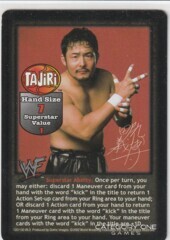 Tajiri Superstar Card