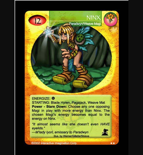 Ninx - Paradwyn