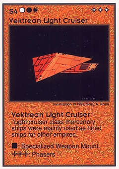 Vektrean Mercenaries Light Cruiser