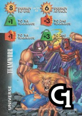 Universe: Teamwork-Energy 8E FS +1+3 Magneto, Juggernaut and Sabretooth (Blue)