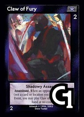 Claw of Fury, Shadowy Assassin