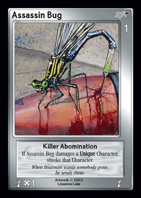 Assassin Bug, Killer Abomination