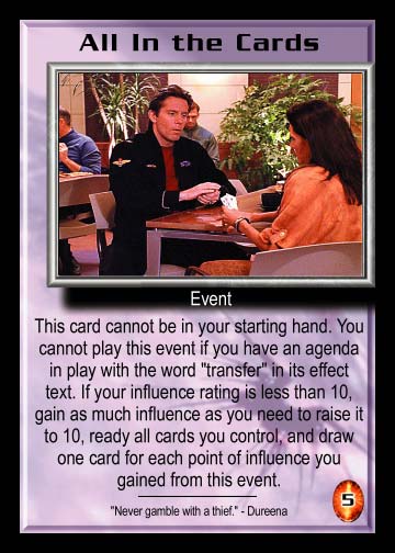 All In the Cards