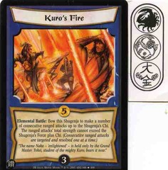 Kuro's Fire FOIL