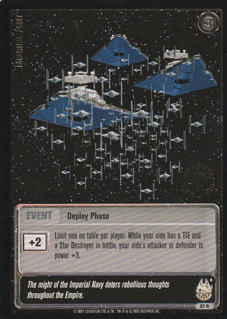 Imperial Fleet (R) - Gold Stamped