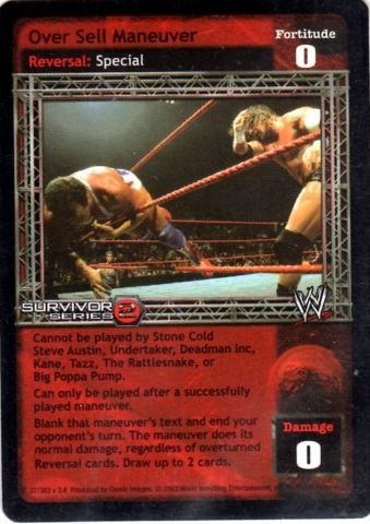Over Sell Maneuver (SS2)