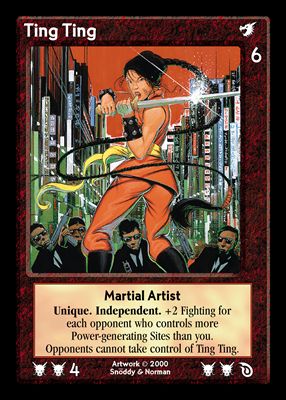 Ting Ting, Martial Artist