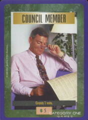 Council Member [Man in white]