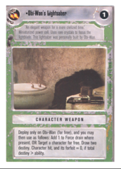 Obi-Wan's Lightsaber [White Border]