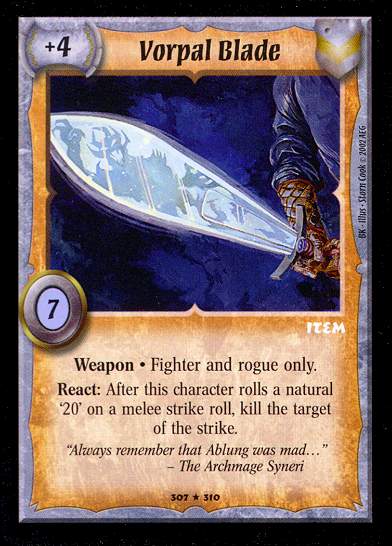 Vorpal Blade