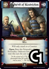 Writ of Restriction