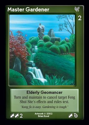 Master Gardener, Elderly Geomancer