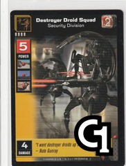 Destroyer Droid Squad, Security Division [Beta]
