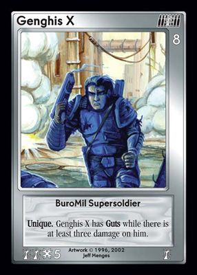 Genghis X, BuroMil Supersoldier