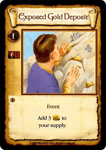 Exposed Gold Deposit