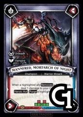 Mannfred Mortarch of Night