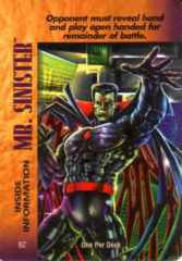 Mr.Sinister Inside Information (OPD)