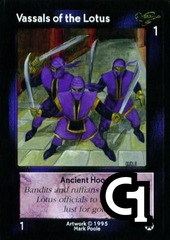 Vassals of the Lotus, Ancient Hoods