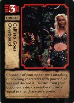Callisto Goes Overboard