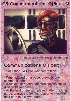 Communications Officer