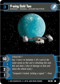 Y-wing Gold Two - Foil