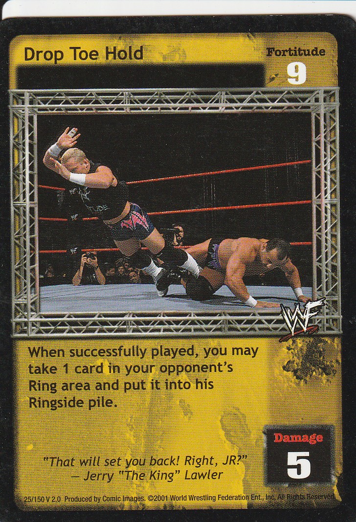 Drop Toe Hold (Error)