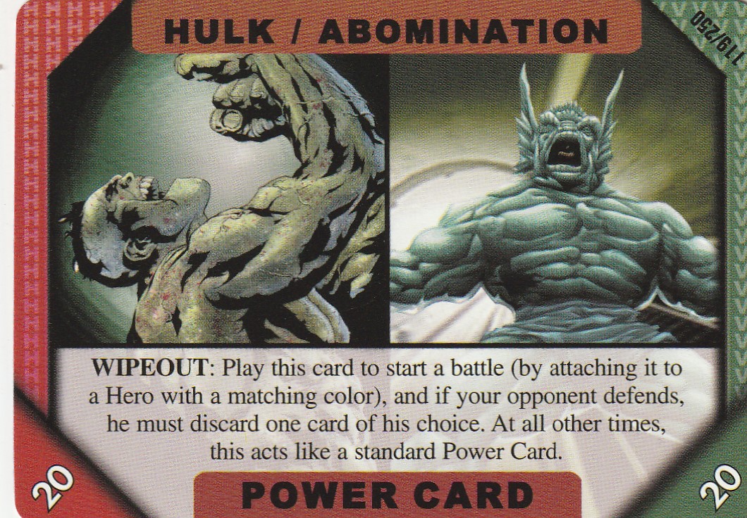 Hulk / Abomination (Special: Wipeout) 119/250