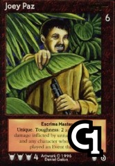 Joey Paz, Escrima Master