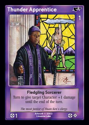 Thunder Apprentice, Fledgling Sorcerer