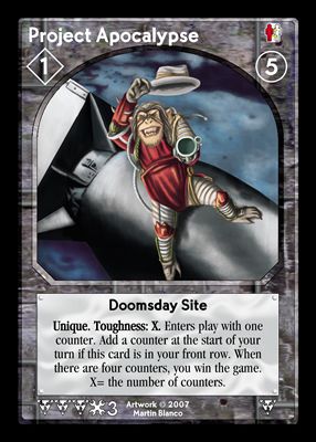 Project Apocalypse, Doomsday Site