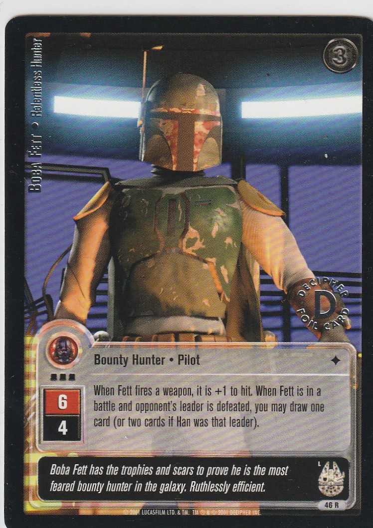 Boba Fett - Relentless Hunter (L) - Silver Stamped