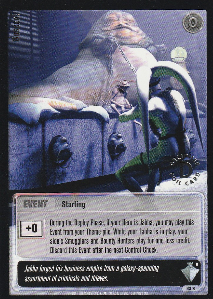 Boscka! (R) - Silver Stamped