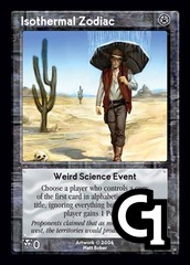 Isothermal Zodiac, Weird Science Event
