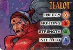 Zealot 4-Grid Character Card