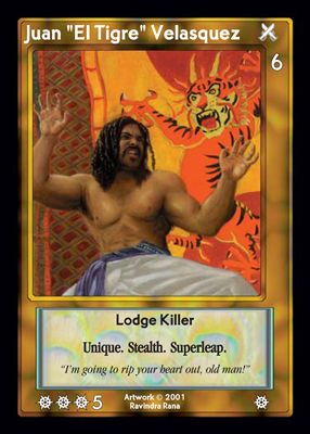 Juan El Tigre Velasquez, Lodge Killer