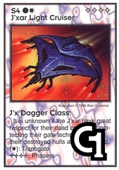 J'xar Light Cruiser Dagger Class