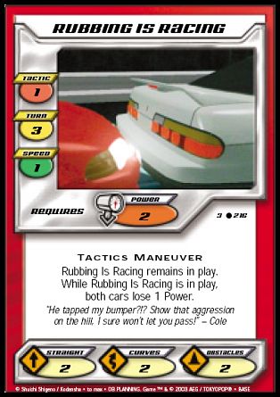 Rubbing is Racing