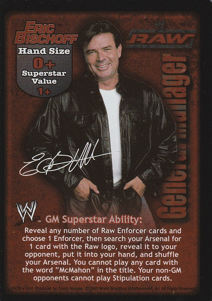 Eric Bischoff Superstar Card