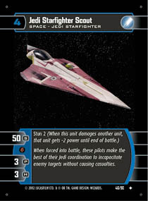 Jedi Starfighter Scout - Foil