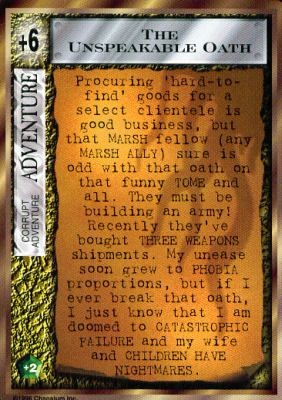 The Unspeakable Oath