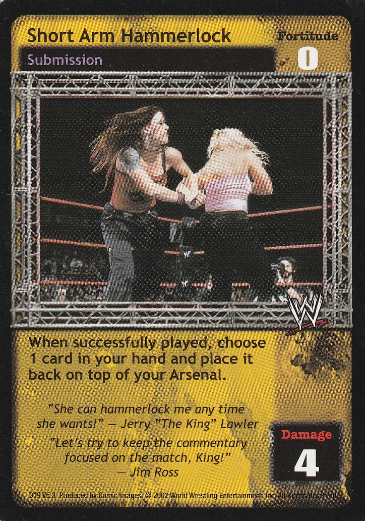 Short Arm Hammerlock (Ruthless Aggression)