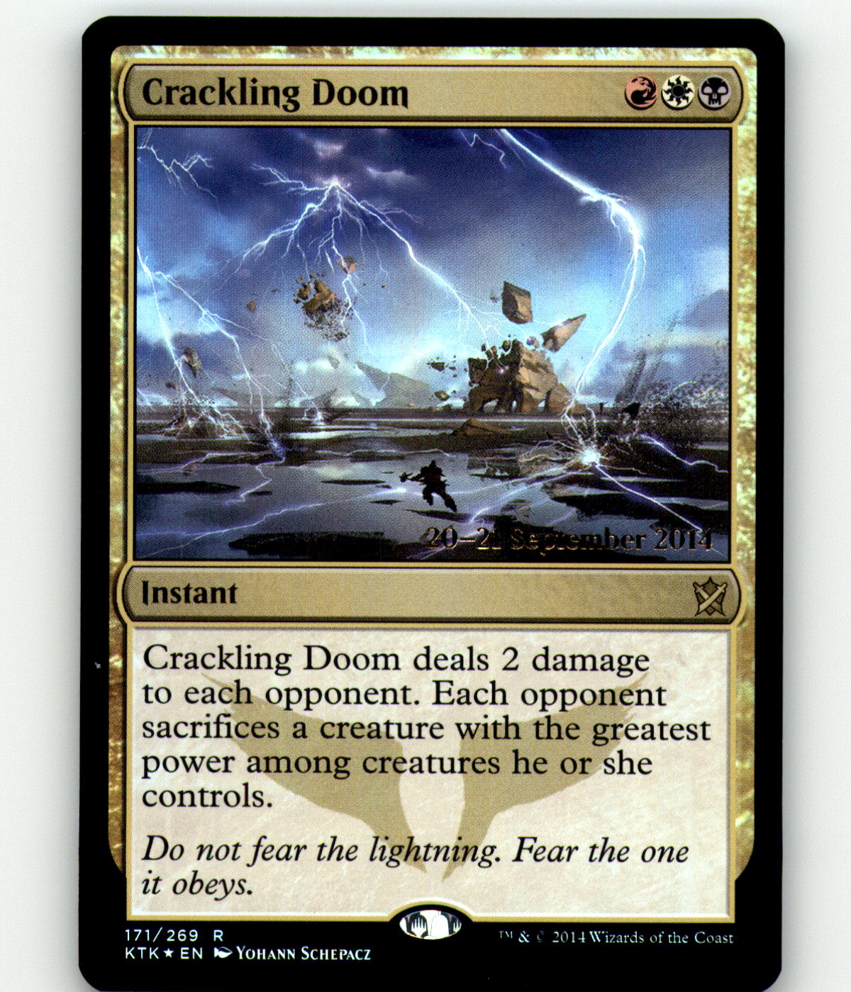 Crackling Doom - KTK Prerelease